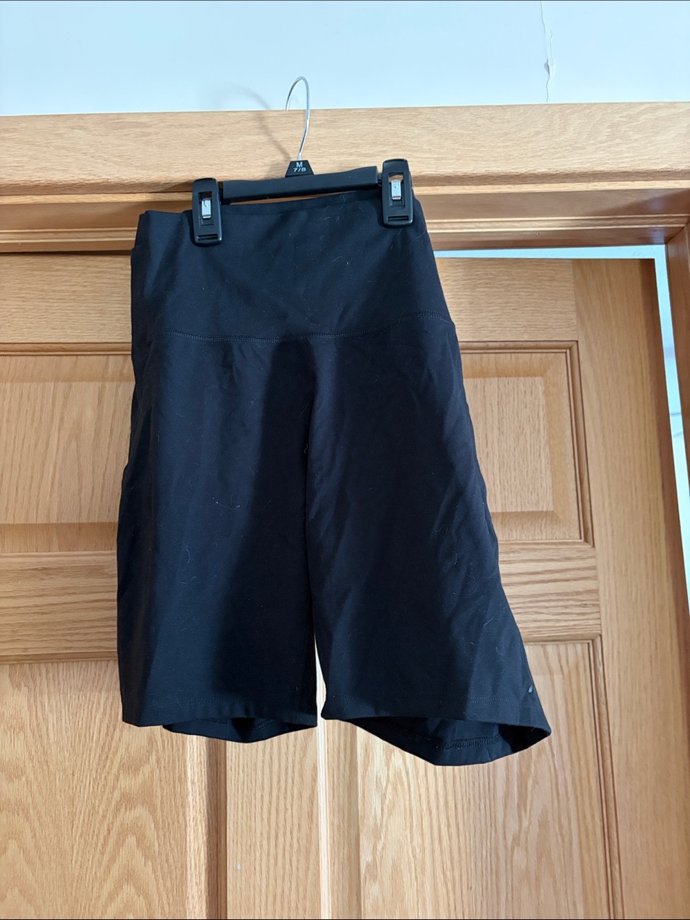 High-Waist Black Women’s Sports Shorts